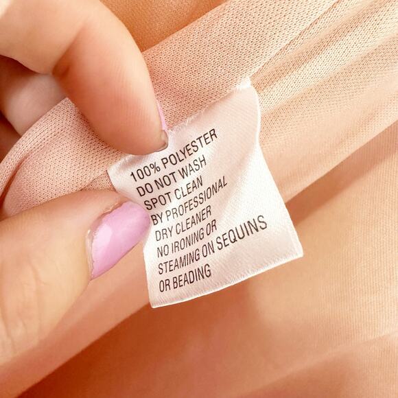 Mac Duggal 26980 Sequined Strapless Rhinestone Belt Gown Coral 2 $398 NEW - Picture 10 of 13